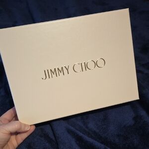 Jimmy Choo Cream Box with Gold Logo